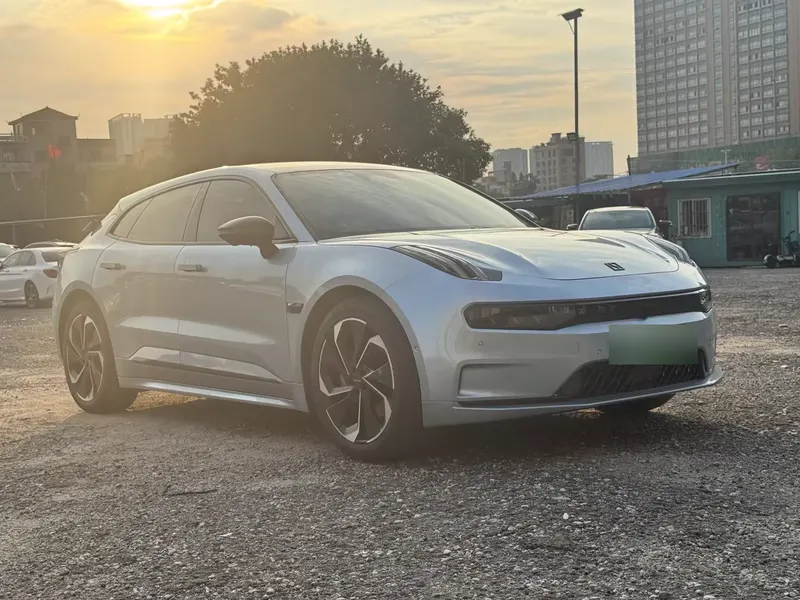 2021 Zeekr 001 WE Long Range Single Motor, front three-quarter view